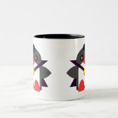 Tasse 2 Couleurs Manchot Vampire Mignon (Centre)
