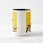 Tasse 2 Couleurs Manchots (Centre)
