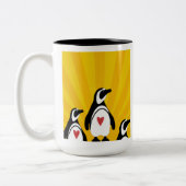 Tasse 2 Couleurs Manchots (Gauche)