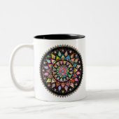 Tasse 2 Couleurs Mandala (Gauche)