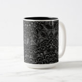 Tasse 2 Couleurs Mandala (Devant droit)