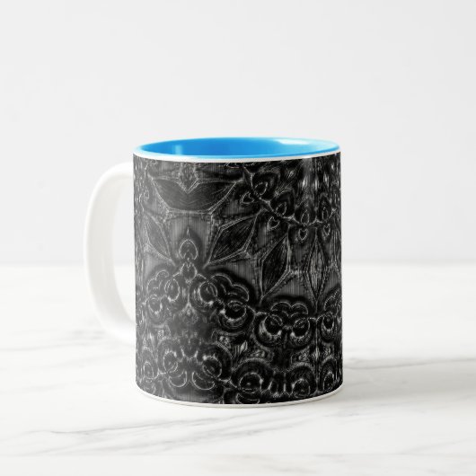 Tasse 2 Couleurs Mandala (Devant gauche)