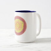 Tasse 2 Couleurs Mandala (Devant droit)