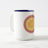 Tasse 2 Couleurs Mandala (Devant gauche)