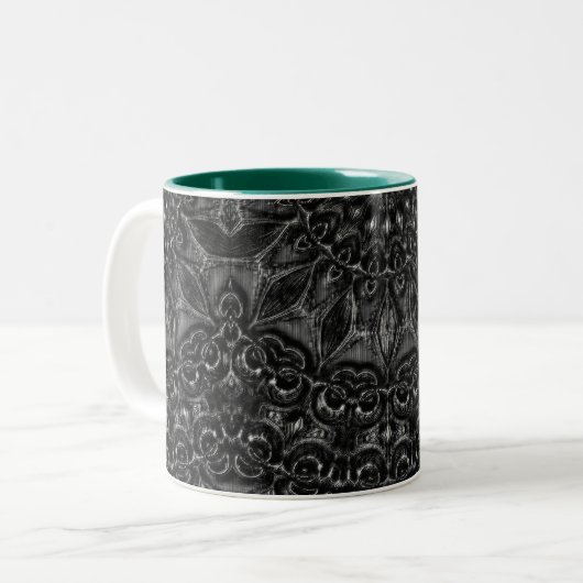 Tasse 2 Couleurs Mandala (Devant gauche)