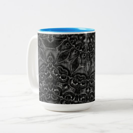 Tasse 2 Couleurs Mandala (Devant gauche)