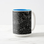Tasse 2 Couleurs Mandala (Devant droit)