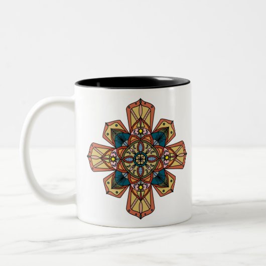 Tasse 2 Couleurs Mandala 3.1 TP (Gauche)