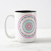 Tasse 2 Couleurs mandala coloré (Gauche)