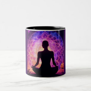 Tasse 2 Couleurs Mandala cosmique