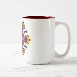Tasse 2 Couleurs Mandala de la récolte florale