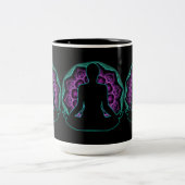 Tasse 2 Couleurs Mandala de Yoga (Centre)