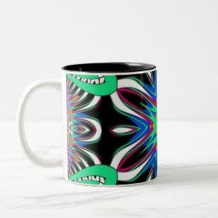 Tasse 2 Couleurs Mandala Electric Bloom