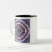 Tasse 2 Couleurs Mandala violet (Devant gauche)