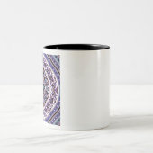Tasse 2 Couleurs Mandala violet (Centre)