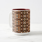 Tasse 2 Couleurs Mandalas du désert (Devant gauche)