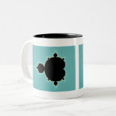 Tasse 2 Couleurs Mandelbrot a placé 06 - fractale (Devant gauche)