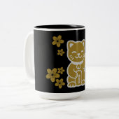Tasse 2 Couleurs Maneki-neko (Devant gauche)