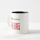 Tasse 2 Couleurs Manga (Devant gauche)