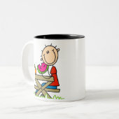 Tasse 2 Couleurs Manger de la pastèque (Devant gauche)