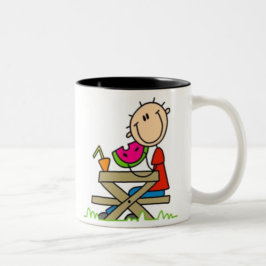 Tasse 2 Couleurs Manger de la pastèque (Droit)