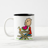 Tasse 2 Couleurs Manger de la pastèque (Gauche)