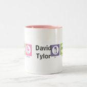 Tasse 2 Couleurs Manger Dormir Danser! (Centre)