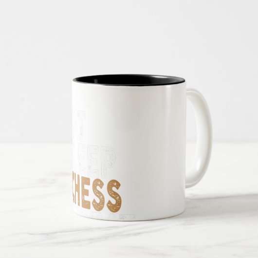 Tasse 2 Couleurs manger sommeil échecs répétition échecs (Devant droit)