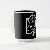 Tasse 2 Couleurs Mangeurs de fromage (Devant gauche)