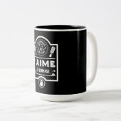 Tasse 2 Couleurs Mangeurs de fromage (Devant droit)