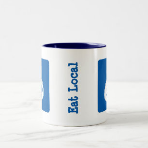 Tasse 2 Couleurs Mangez allaiter de gens du pays/icône de soins