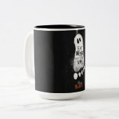 Tasse 2 Couleurs Mangez Boire et ayez peur (Devant gauche)