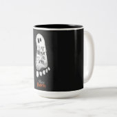 Tasse 2 Couleurs Mangez Boire et ayez peur (Devant droit)