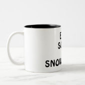 Tasse 2 Couleurs Mangez, dormez, Snowmobile (Gauche)