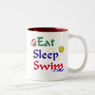 Tasse 2 Couleurs Mangez le bain de sommeil