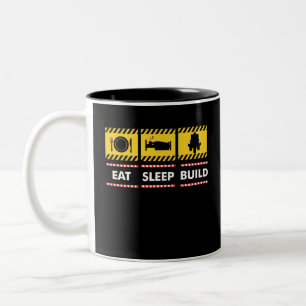 Tasse 2 Couleurs Mangez Sleep Build Toy Brick