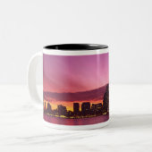 Tasse 2 Couleurs Manhattan Skyline et Hudson River, New York, (Devant gauche)