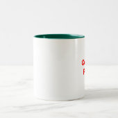 Tasse 2 Couleurs Maniaque du contrôle (Centre)