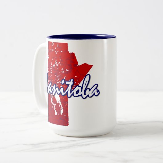 Tasse 2 Couleurs Manitoba (Devant gauche)