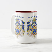 Tasse 2 Couleurs Manteaux des bras (Devant gauche)