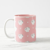 Tasse 2 Couleurs Manx Cat Couple Muple (Gauche)