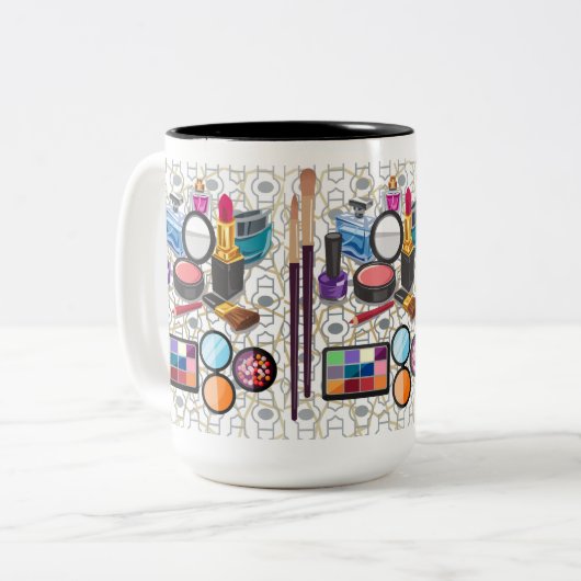 Tasse 2 Couleurs maquillage (Devant gauche)