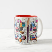 Tasse 2 Couleurs maquillage (Devant droit)