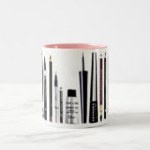 Tasse 2 Couleurs maquillage mug<33 (Centre)