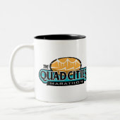 Tasse 2 Couleurs Marathon de villes de quadruple (Gauche)