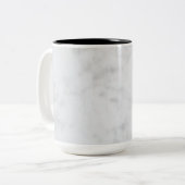 Tasse 2 Couleurs Marbel blanc (Devant gauche)
