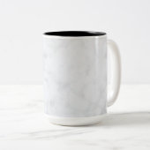 Tasse 2 Couleurs Marbel blanc (Devant droit)