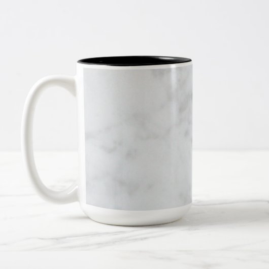 Tasse 2 Couleurs Marbel blanc (Gauche)