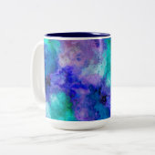 Tasse 2 Couleurs Marbre Abstrait (Devant gauche)