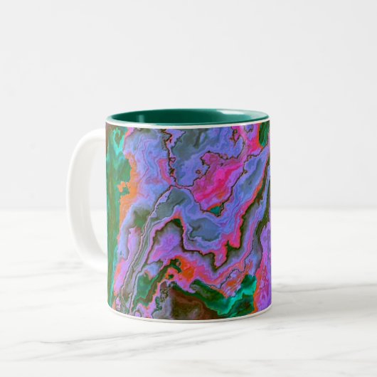 Tasse 2 Couleurs Marbre aigre (Devant gauche)